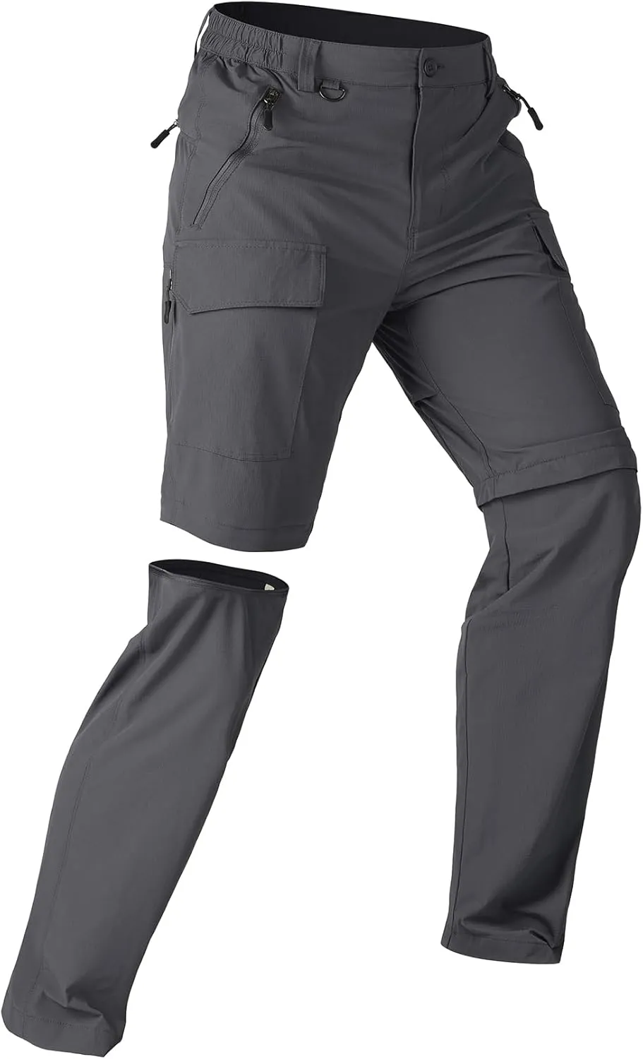 Men's Hiking Convertible Work Pants Cargo Zip Off Lightweight Quick Dry Stretch Pants Summer Fishing Travel Outdoor