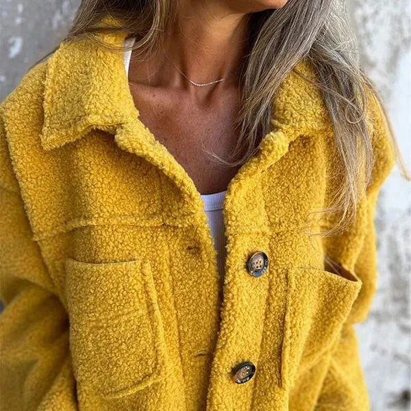 Nora™ - Short Wool Jacket with Lapels
