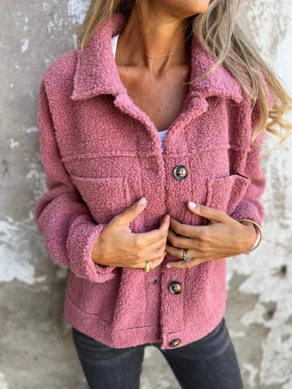 Nora™ - Short Wool Jacket with Lapels