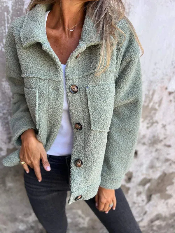 Nora™ - Short Wool Jacket with Lapels
