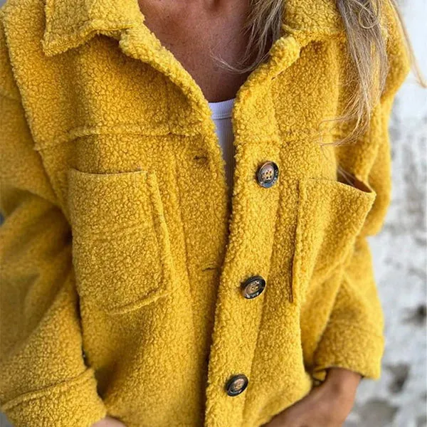 Nora™ - Short Wool Jacket with Lapels