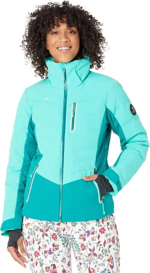 Obermeyer Cosima Down Jacket For Women - Removable Hooded Construction With Front Zipper Closure, Chic and Warm Jacket