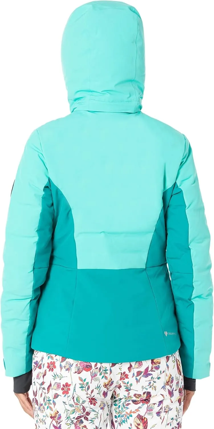Obermeyer Cosima Down Jacket For Women - Removable Hooded Construction With Front Zipper Closure, Chic and Warm Jacket