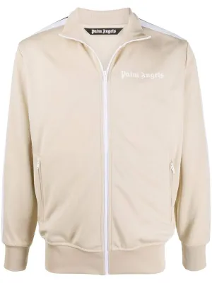 Palm Angels classic track jacket beige