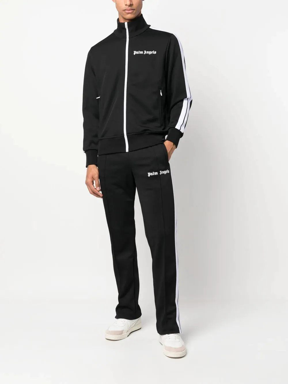 PALM ANGELS Classic Track Jacket Black/White