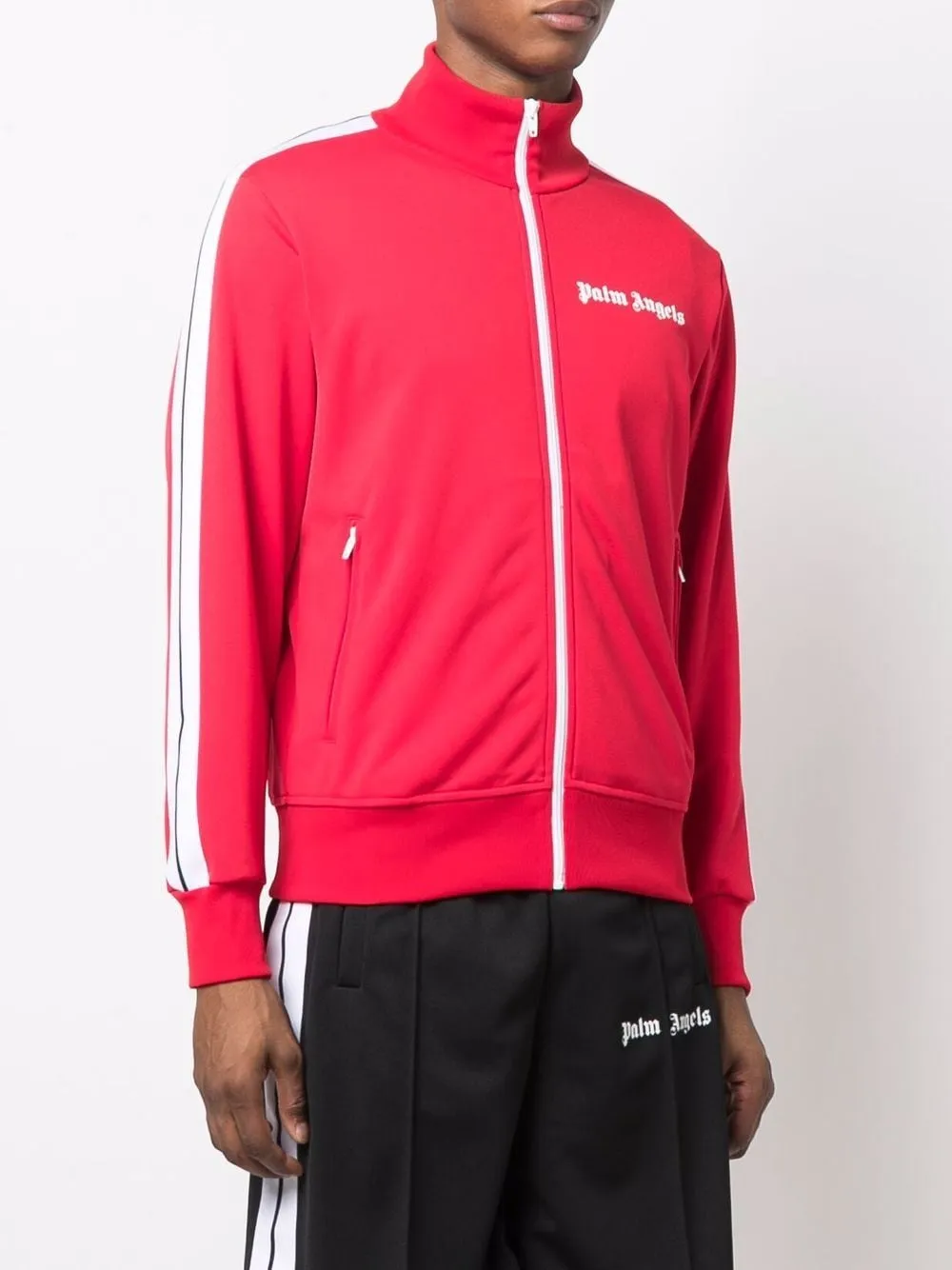 PALM ANGELS Classic Track Jacket Red/White