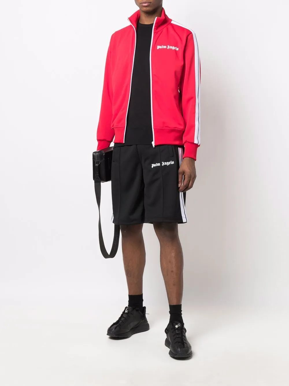 PALM ANGELS Classic Track Jacket Red/White