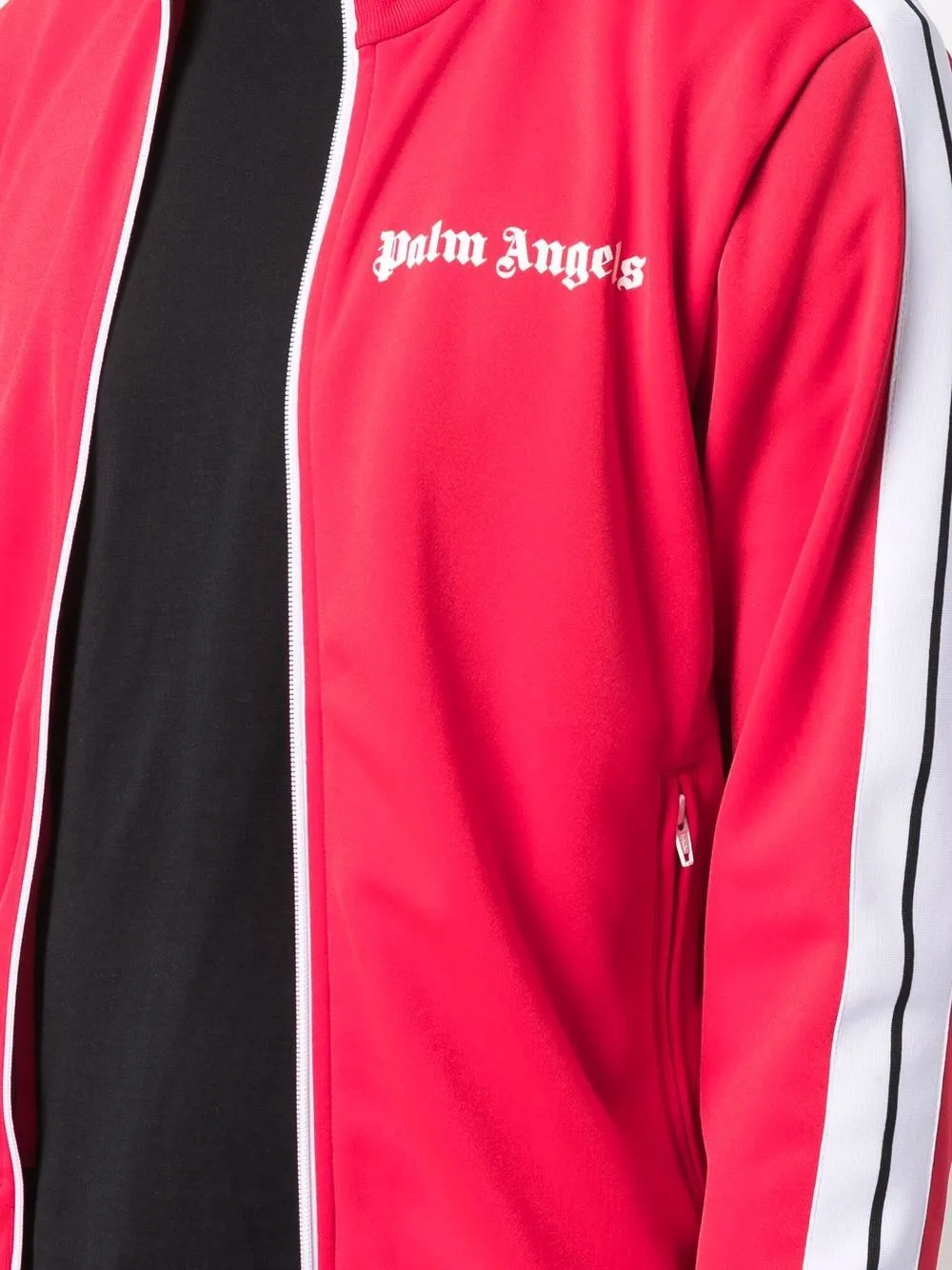 PALM ANGELS Classic Track Jacket Red/White
