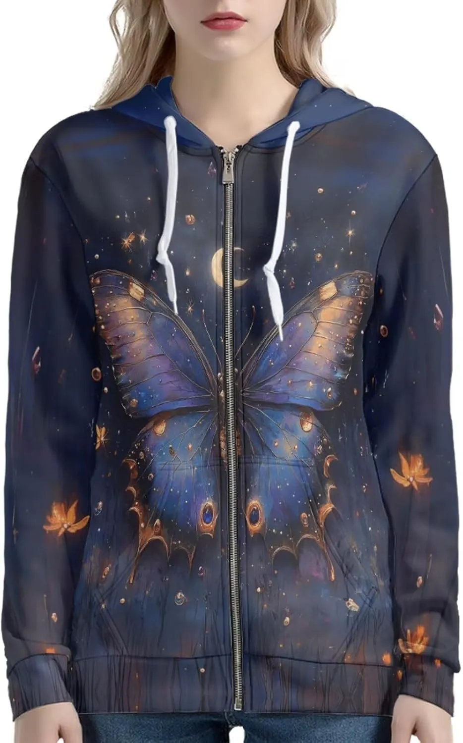 Plus Size Sweatshirts for Women XS-5XL Women's Athletic Jackets Hooded Sweatshirt Fall Outwear Coat