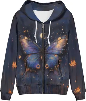 Plus Size Sweatshirts for Women XS-5XL Women's Athletic Jackets Hooded Sweatshirt Fall Outwear Coat