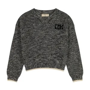 Retro Kid Silas Knit Vneck Sweater