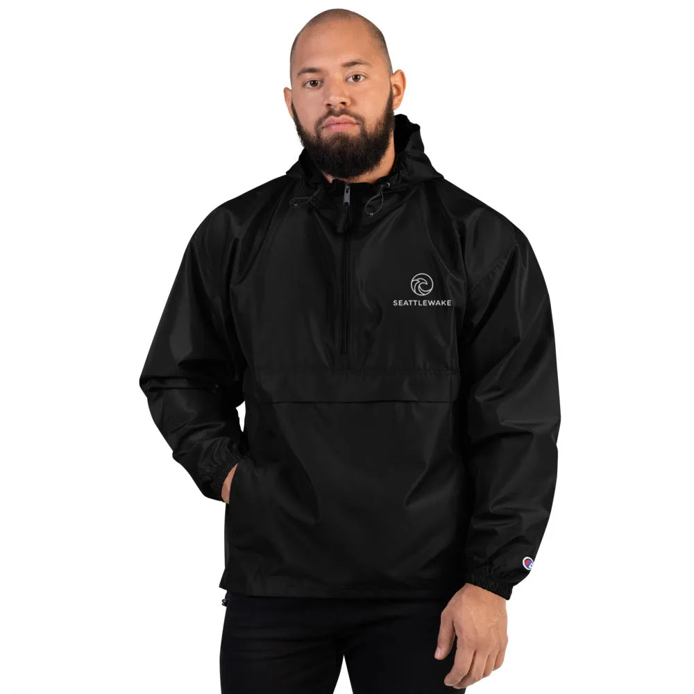 seattlewake Embroidered Champion Packable Jacket
