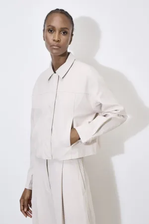Soft Tailored Cropped Jacket