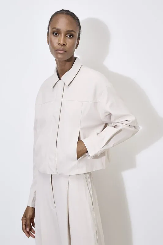 Soft Tailored Cropped Jacket