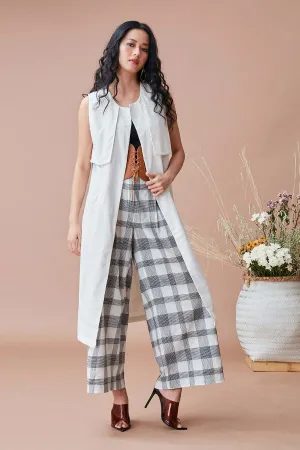 Taka White Trench Jacket