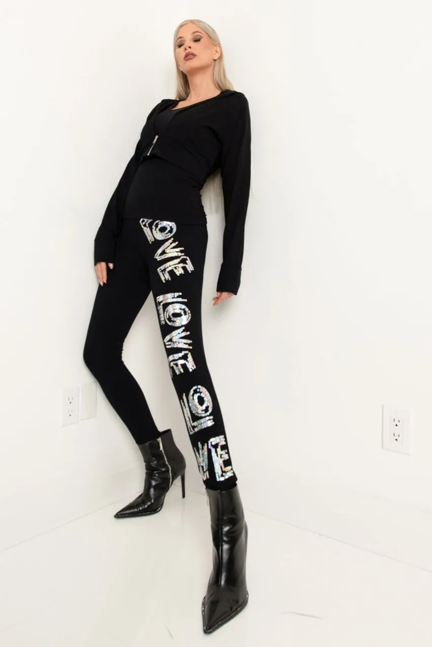 Tights Love Silver