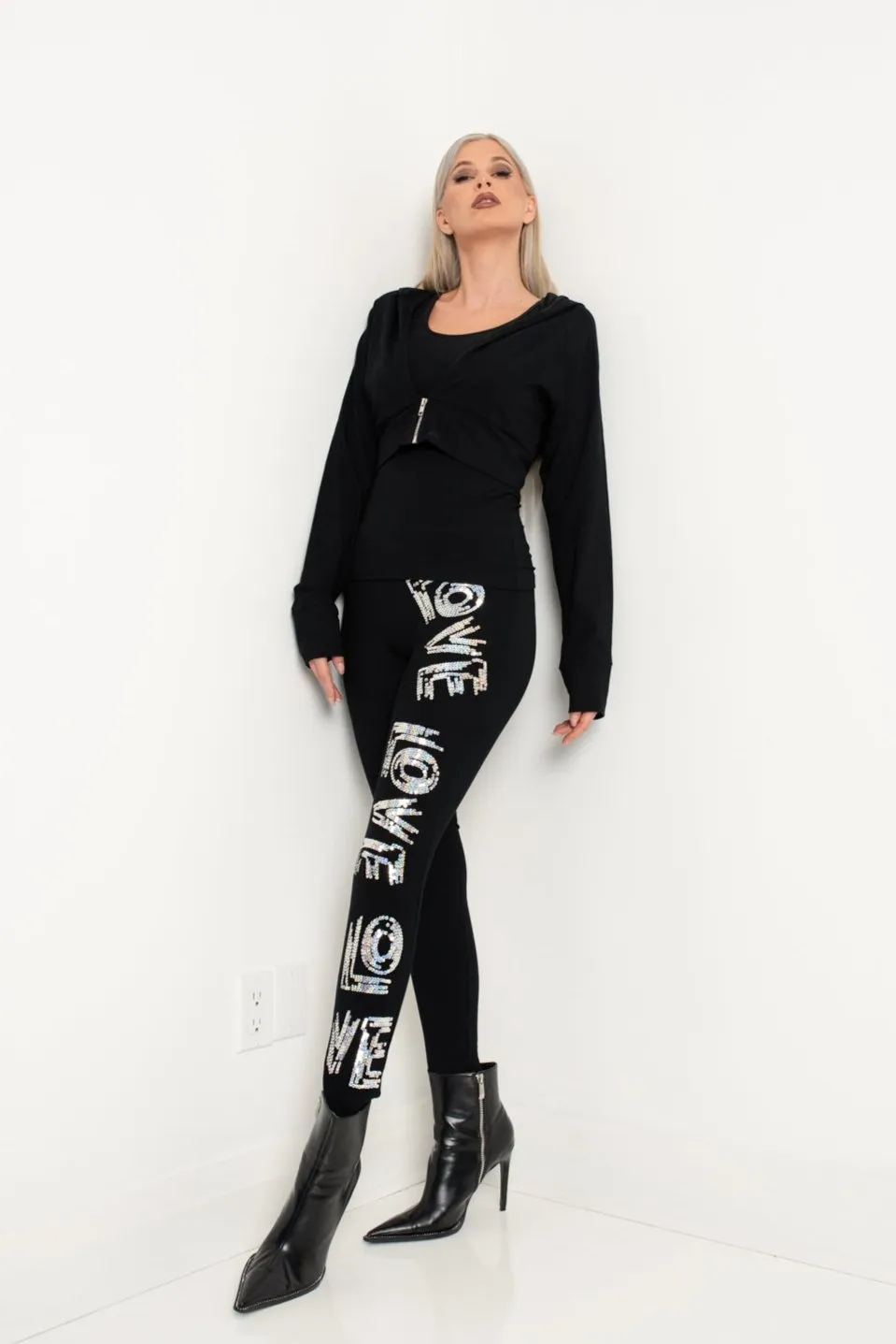 Tights Love Silver