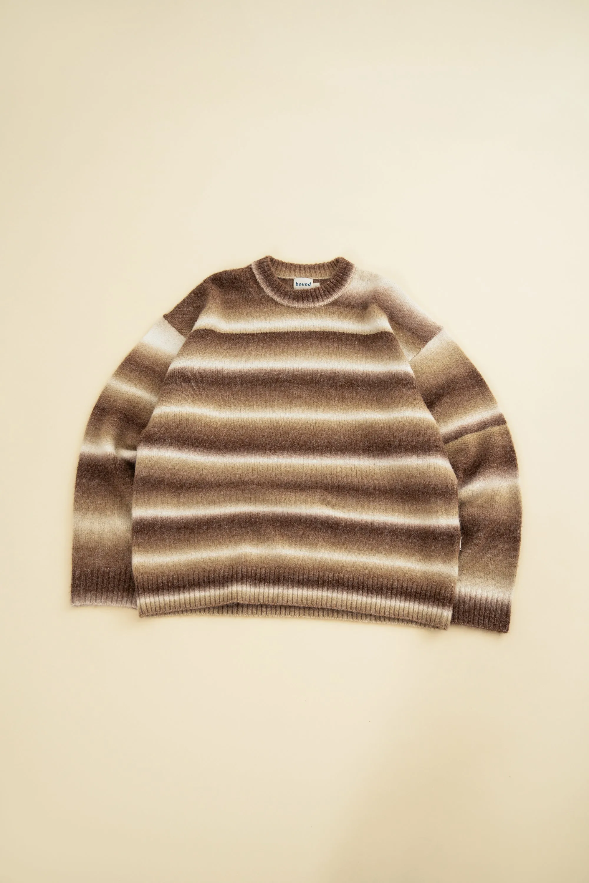 TOFFEE OMBRE KNIT SWEATER