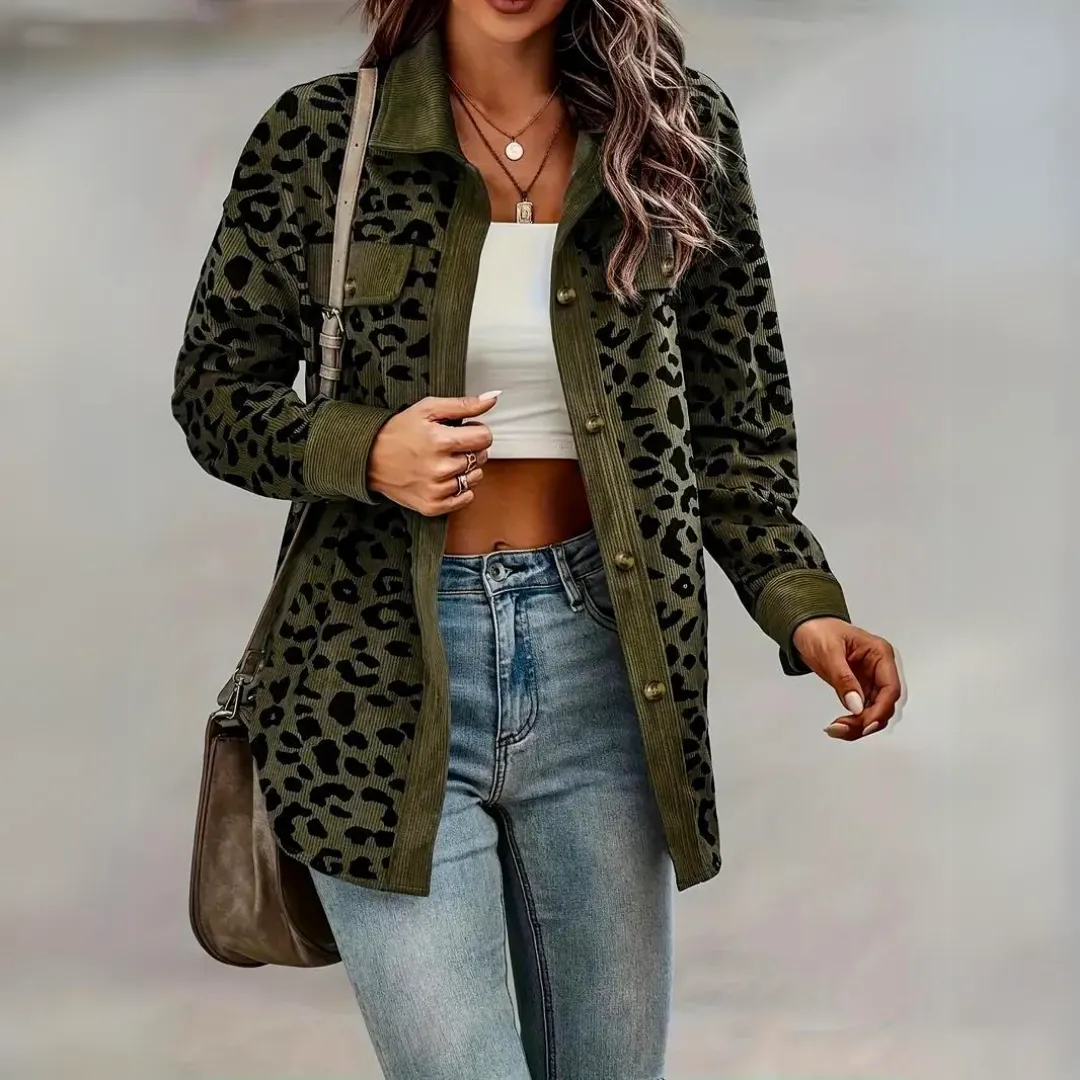 Toos - Veste femme léopard chic