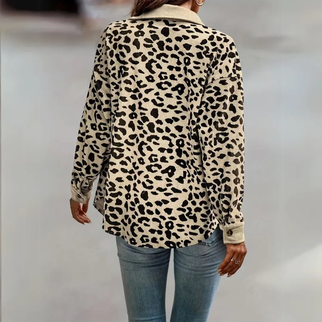 Toos - Veste femme léopard chic