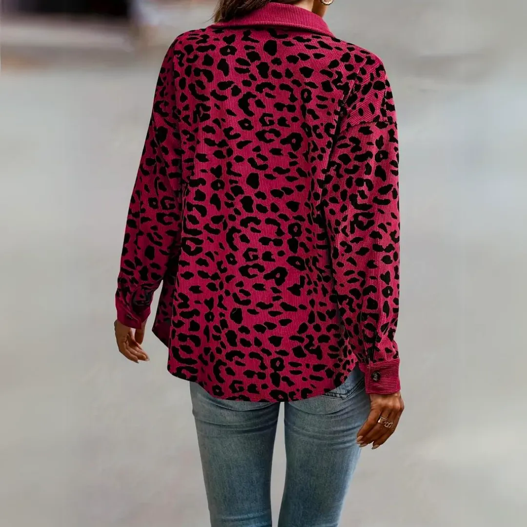 Toos - Veste femme léopard chic