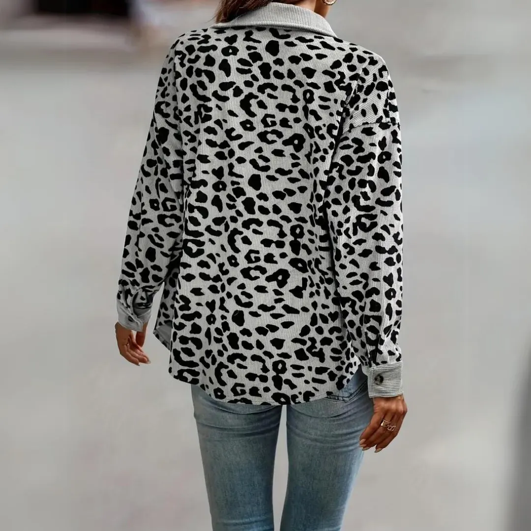 Toos - Veste femme léopard chic