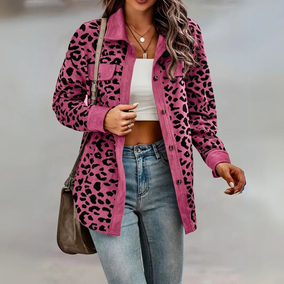 Toos - Veste femme léopard chic