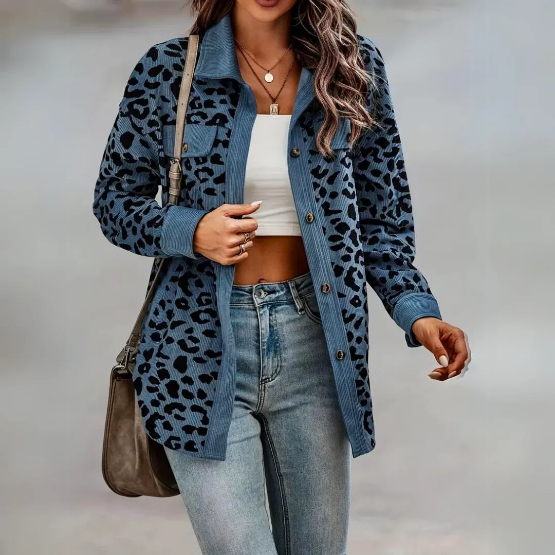 Toos - Veste femme léopard chic