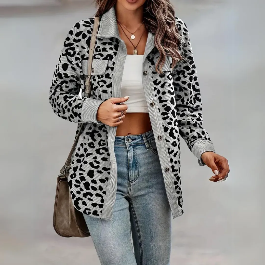 Toos - Veste femme léopard chic