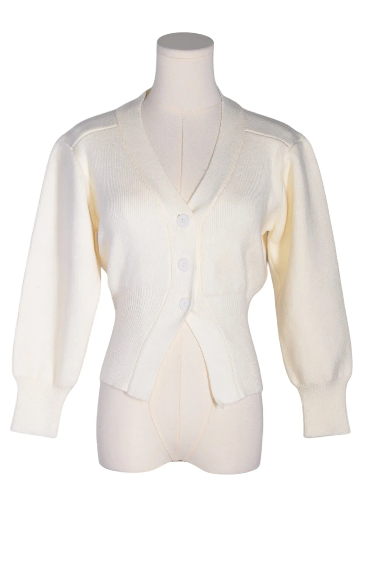 UNBRANDED Women Cardigans Regular fit in White - S