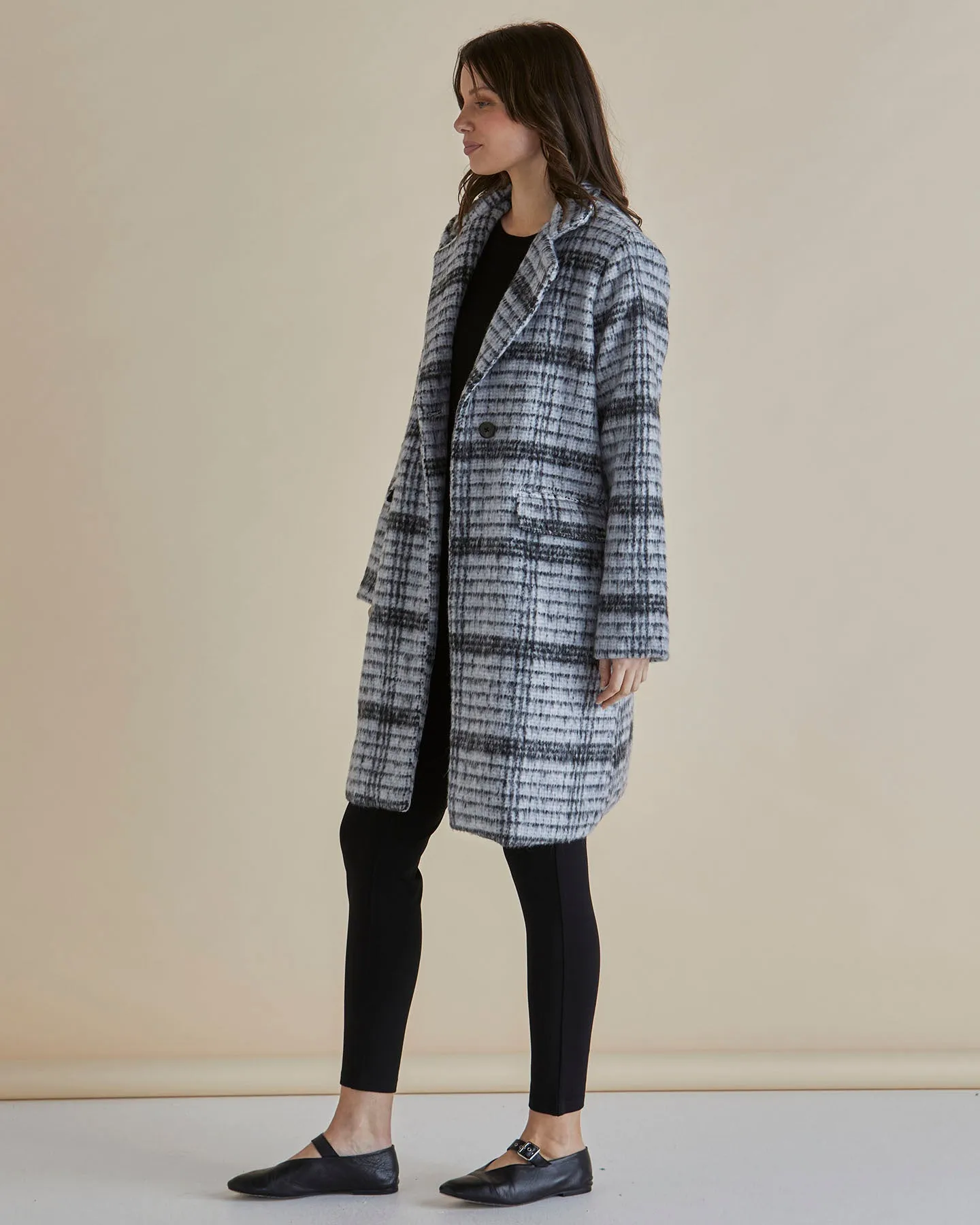 Wanda Coat - Mono Chrome