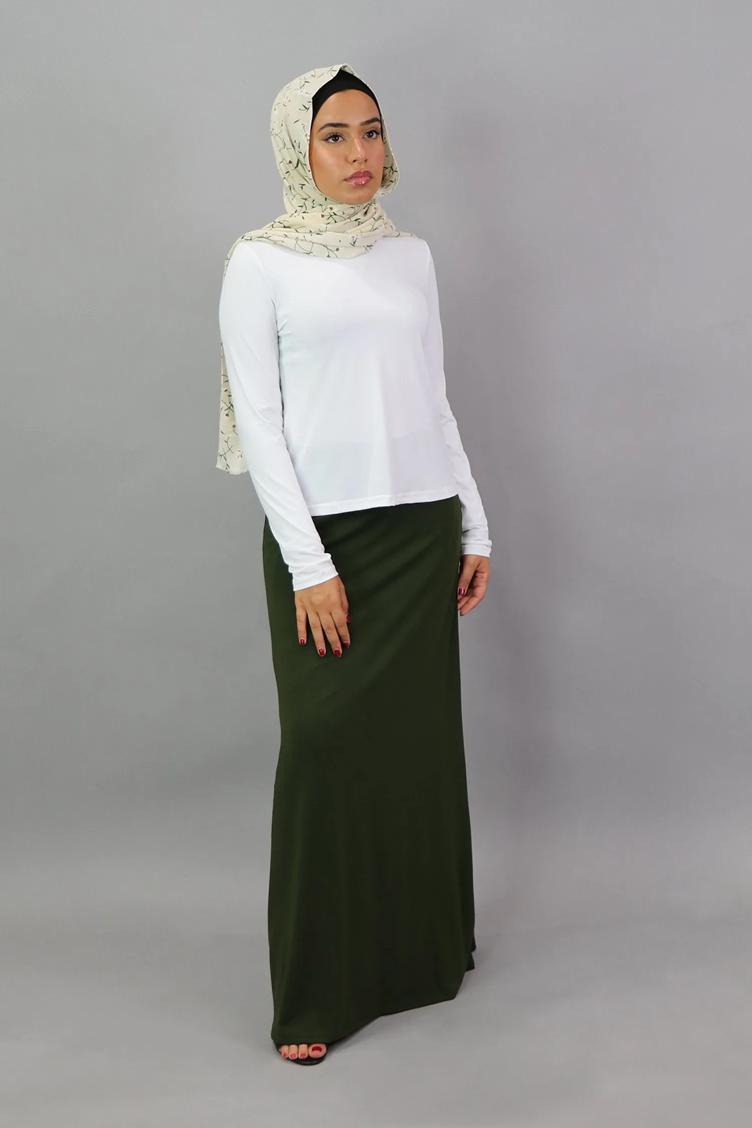 White Long Sleeve Top