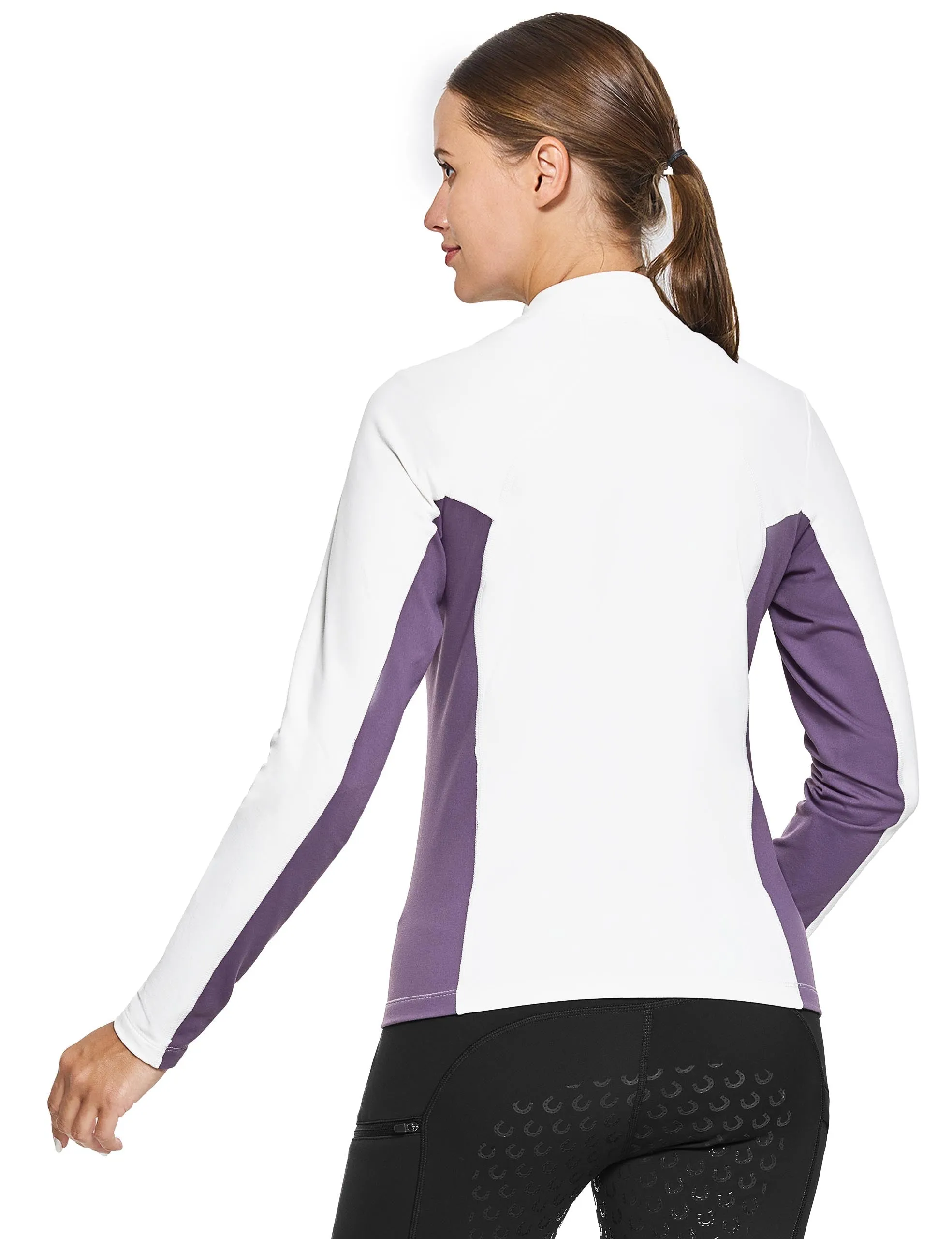 Women 1/4 Zip Shirts Fleece Lined