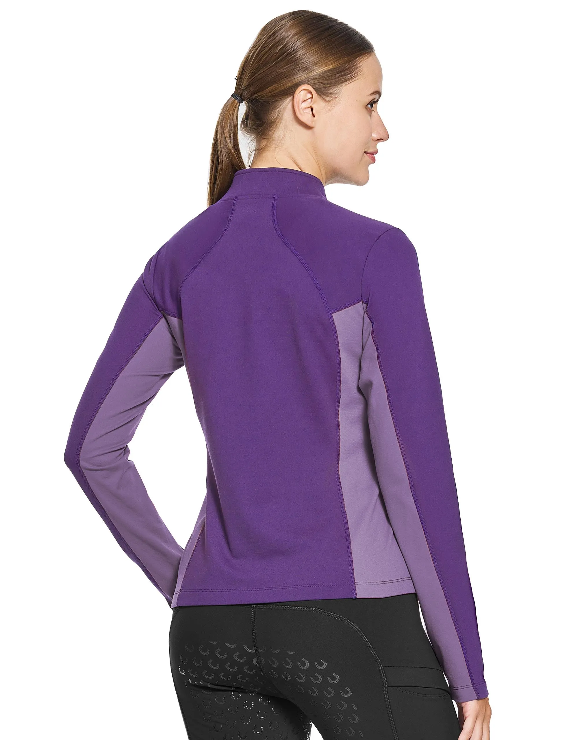 Women 1/4 Zip Shirts Fleece Lined