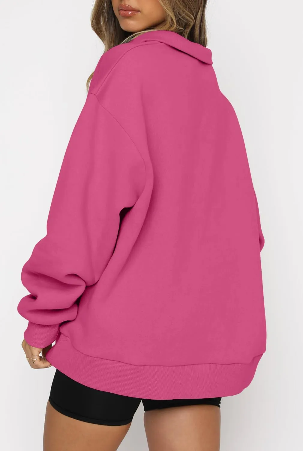 Womens Fashion Hoodies & Sweatshirt Pullover Fall Fashion 2024 Teen Girls Half Zip Winter Warm Top