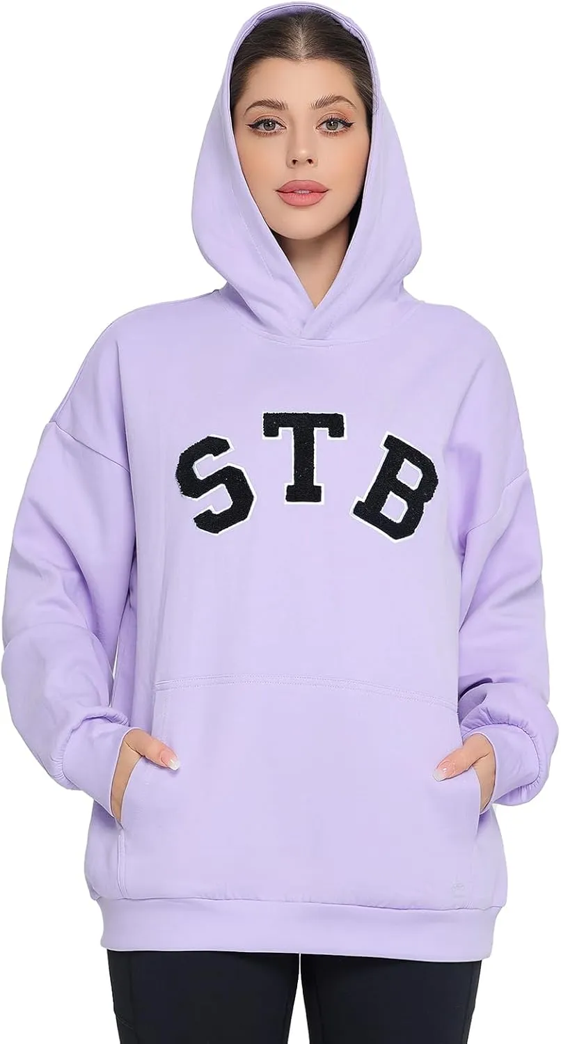 Womens Hoodies Shirts Long Sleeve Pullover Top Spring Fall Outfits