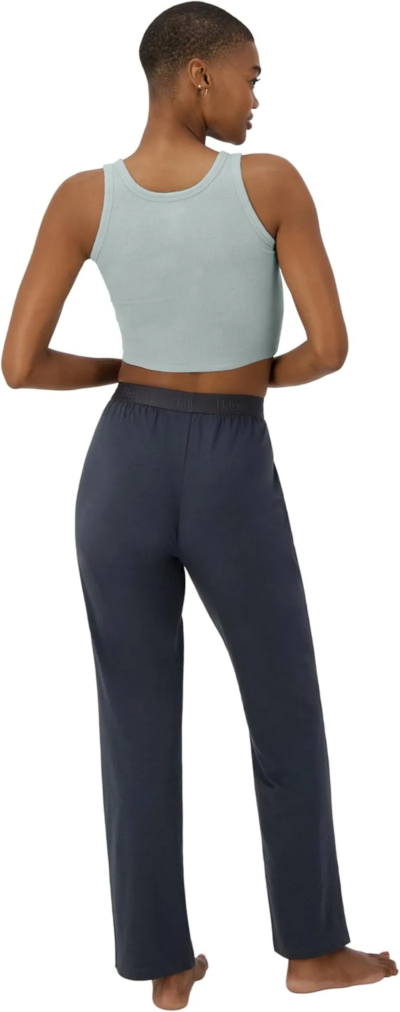 Women'S Originals Supersoft Comfywear 2 Piece Crop Tank & Lounge Pants Loungewear Set