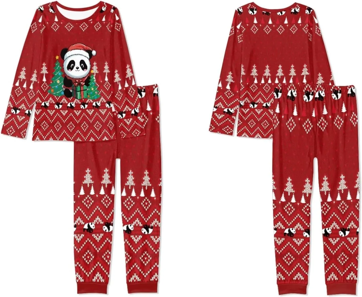 YEXIATODO Family Christmas Pajamas Matching Sets for Women Men Holiday Cozy Pajama Ssets