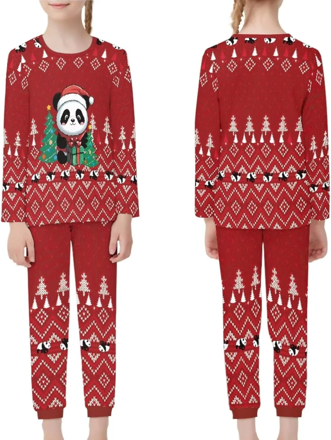 YEXIATODO Family Christmas Pajamas Matching Sets for Women Men Holiday Cozy Pajama Ssets